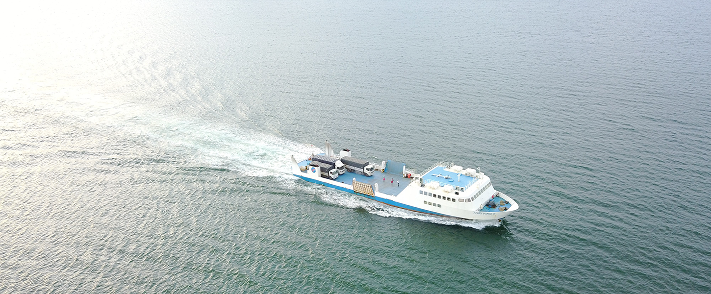The express ferry carrying passengers from Rach Gia to Phu Quoc island